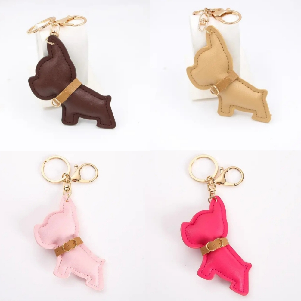 French Bulldog Keychain Charm